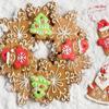 Steel Santa Claus DIY Snowflake Baking Tools Christmas Decor Cookie Cutters Set Biscuit Mold