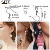 100Pcs Iron Earring Hooks Hypoallergenic Earwire Jewelry Parts Creative DIY Earring Accessories  DIY