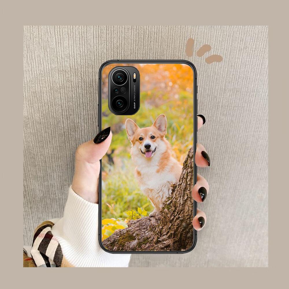 GYKZ Cartoon Shiba Inu Dog Phone Case For Xiaomi Redmi POCO F1 F2 F3 X3 Pro M3 9C 10T Lite NFC Black Cover Silicone Back Prett M