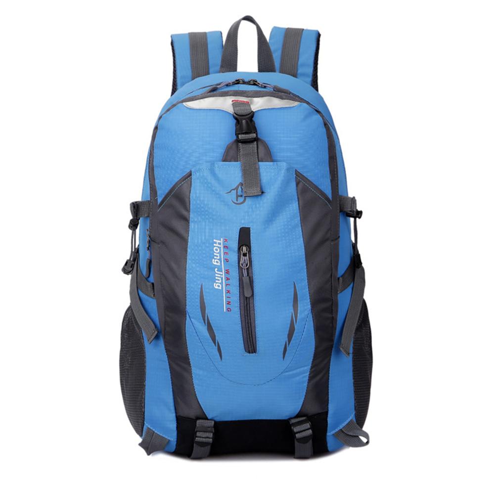Polyester Climbing Rucksack Breathable Fishing Bag Large Capacity Wear-resistant Layered Storage Lightweight for Office Travel