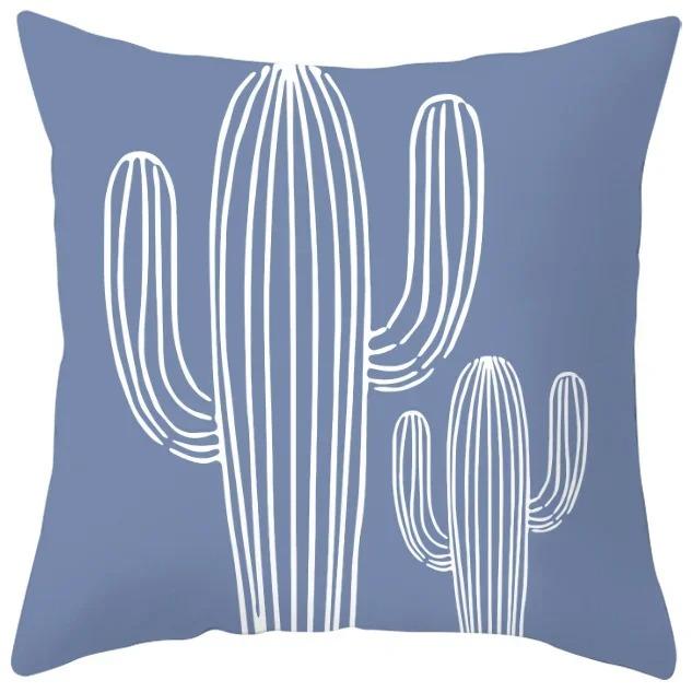 Blue Purple Abstract Geometric Study Pillowcase Office Living Room Home Pillowcase Car Ornaments