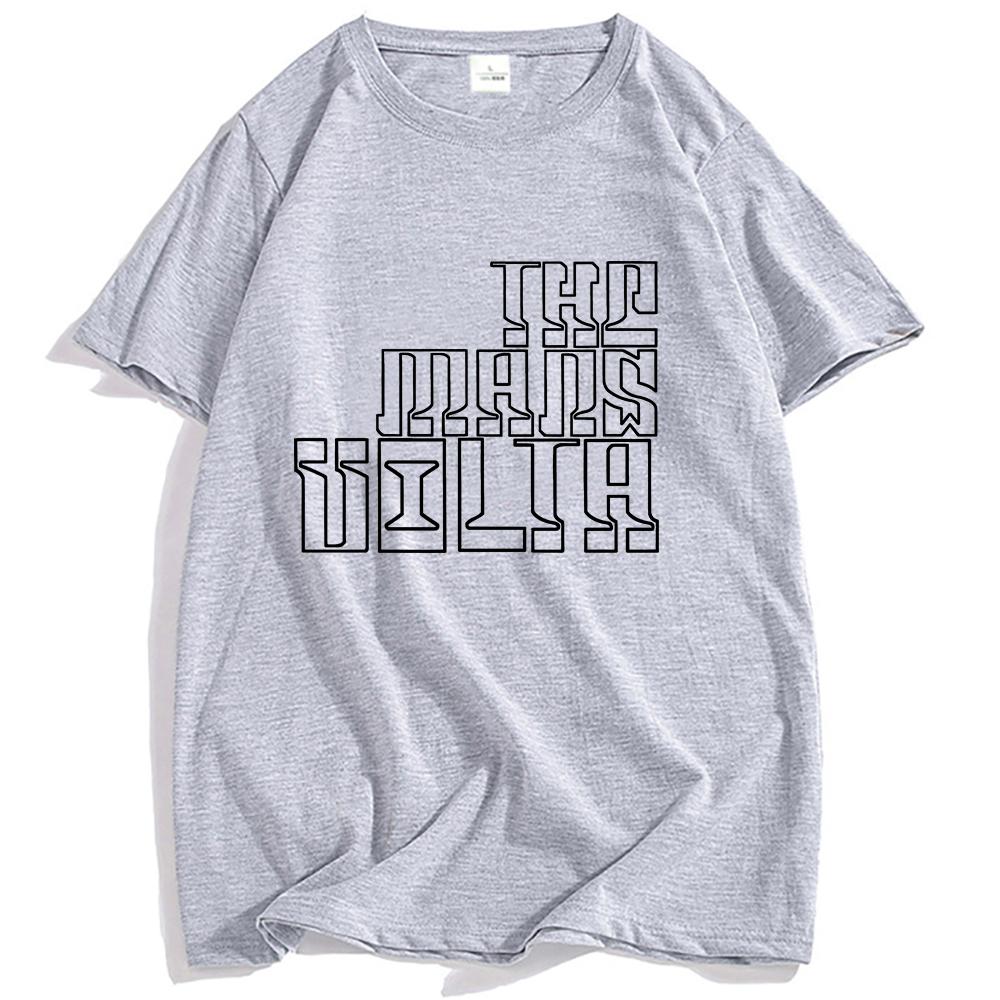 THE MARS VOLTA Logo Aufdruck T-Shirt Grafikbekleidung Lässig Locker Kurzarm T-Shirts Mode Herren Damen T-Shirt Unisex