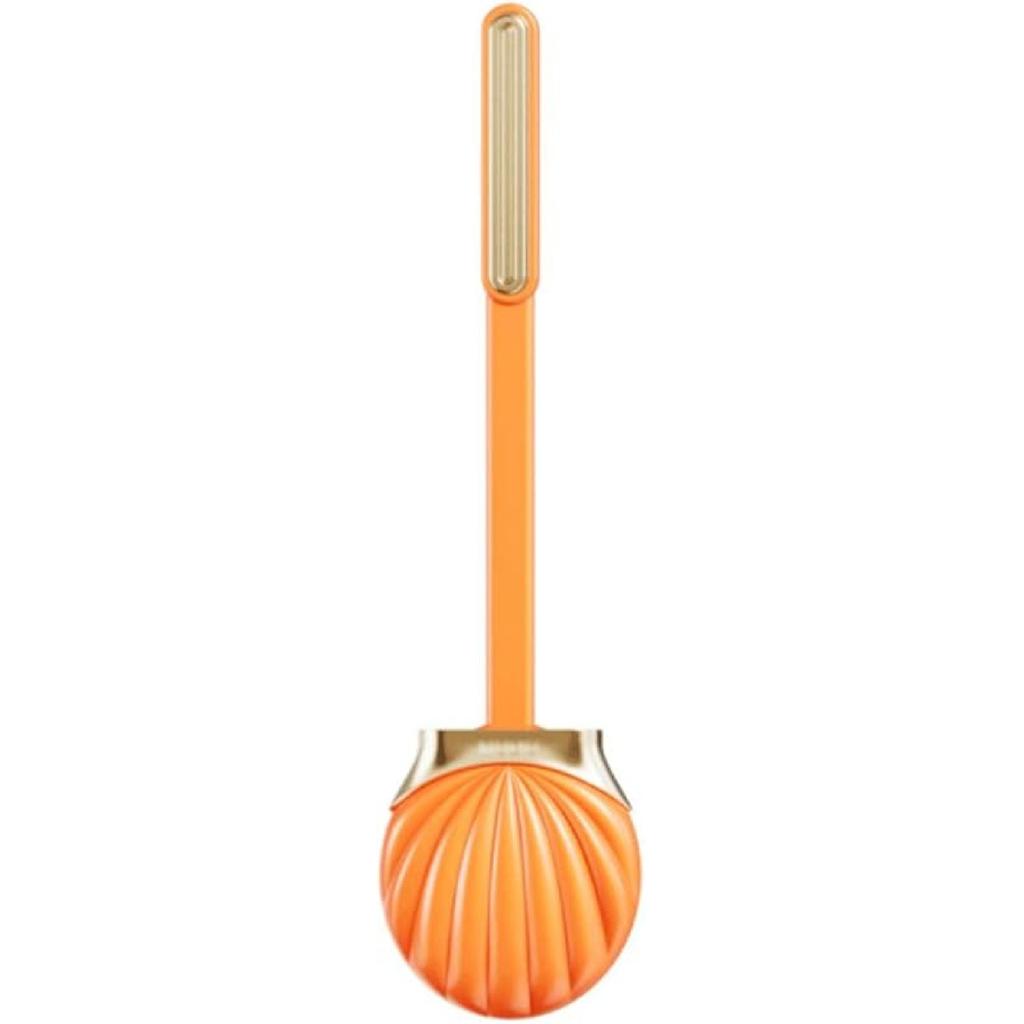 Soft Seashell Shape Toilet Brush with Silicone Bristles Toilet Brush and Holder Creative Toilet Bowl Brush Luxury Bathroom Set Reusable