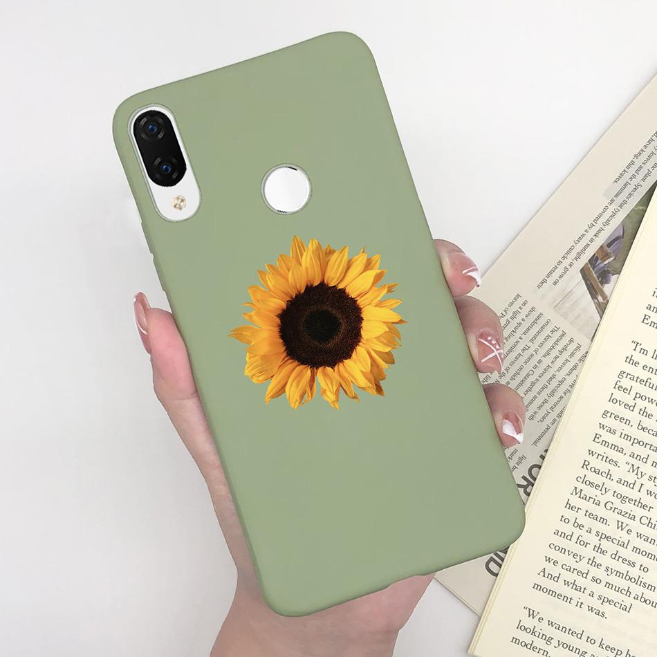 For Huawei Nova 3i Nova4 Case Shockproof Matte Cute Cartoon Soft Silicone Phone Back Cover For Huawei P Smart Plus Nova 3i Coque