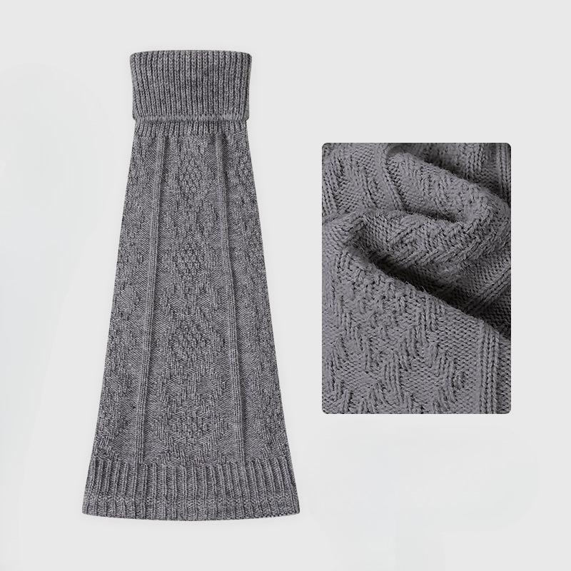 Knitted Socks for Women To Keep Warm and Versatile In Autumn and Winter. Pile-up Socks, Lolita Leg Covers, Diamond-shaped Socks