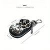Custodia Chiave Auto Camelia Intarsiata Diamante Artificiale Custodia Chiave Auto Strass Copertura Universale Protezione Chiave