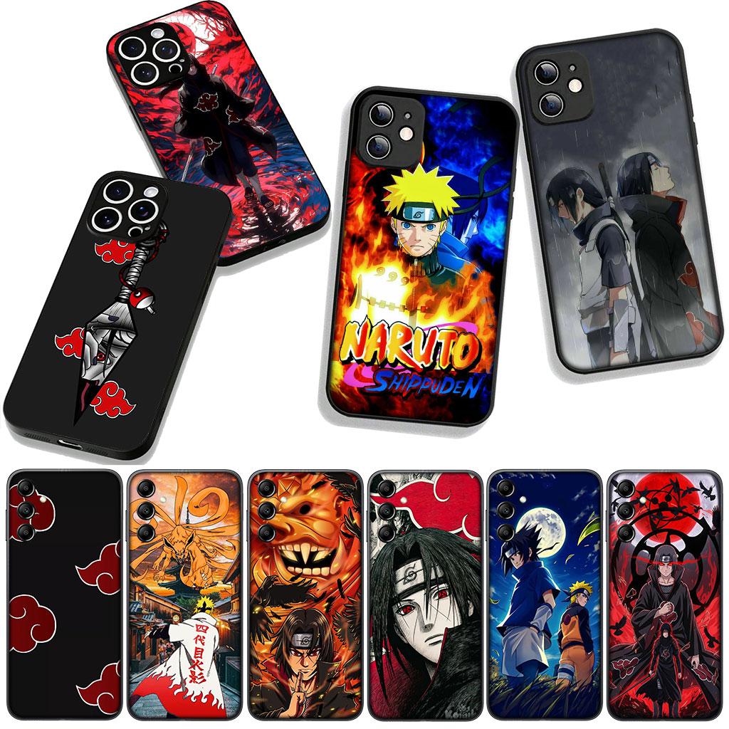 for Samsung Galaxy A25 A37 A57 A12 A14 A50 A51 A70 A71 A72 A21S A04 Note 20 9 8 10 Case Akatsuki Narutos Itachi Uchiha Sasuke