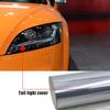 1Pc 30*100cm Light Black Car Headlight Light Cover Tint Sticker Film Accessories