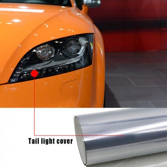 1Pc 30*100cm Light Black Car Headlight Light Cover Tint Sticker Film Accessories