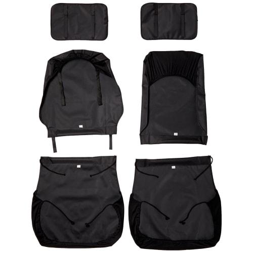 BONFORM Seat Cover Driving Seat Light Truck Front 2 Pieces Waterproof Keitra 2014 Front-2 Black 2140-33BK