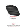 For Mercedes W222 Car Rear Bumper Tow Hook Cover Cap Black For Benz S Class 2018- S300 S350 S400 S500 S600 2228852301