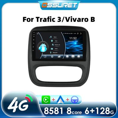 Renault Trafic 3 2014-2021 İçin Opel Vivaro B 2014-2018 İçin 4G AI Ses Android Auto Radyo Carplay Araba Multimedya Akıllı Ekran GPS 2din