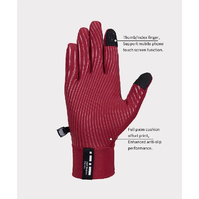LAMEDA Winter Cycling Gloves for Men Thermal Bike Gloves Touchscreen Anti-Slip Full Finger Mountain Road Bicycle Riding Gloves