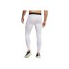 Adidas Logo Print Color Block Compression Pants Men Bottoms White GL9874