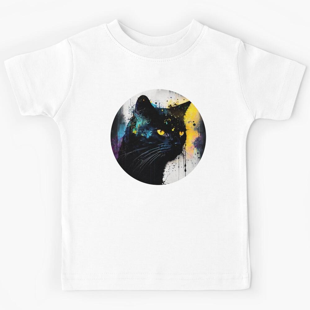 Cat Noir #861 | Black Cat Kids T-Shirt 100