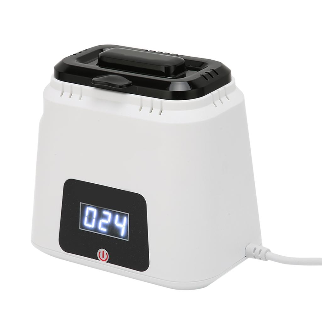 Nail Tools White Cleaning Machine High Temperature Hair Salon Manicure Tools Cleaning BoxEU Plug