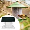 Outdoor Hanging Bird Feeder Gazebo Shaped Birdfeeder Vintage Design Heavy Duty Container Birdhouse