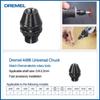 Dremel 4486 Drill Chuck Keyless Quick Change Multi Drill Chuck 0.8-3.2mm For Dremel Electric Rotary Tools 3000 4000 8220 8100
