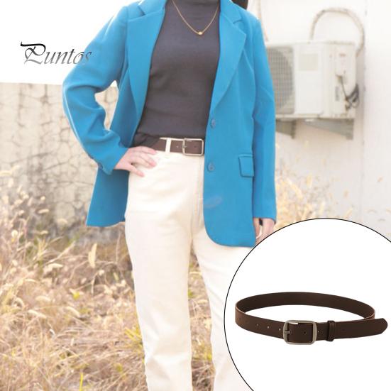 Unisex Retro Belte Multi Hull Justerbar Design Denim Western Stil Jeansbelte Kunstlær Buksebelte