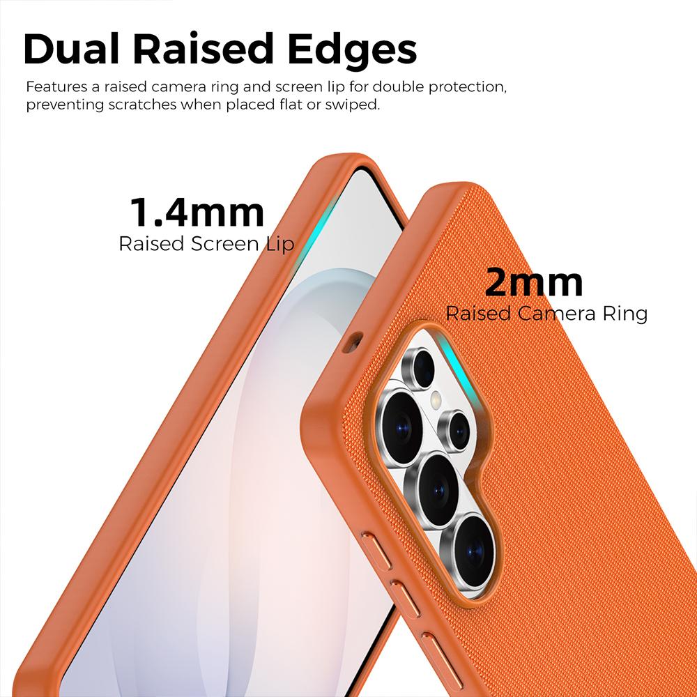 Magnetic Tech Fabric Phone Case For Samsung Galaxy S24 S25 S26 Ultra For Magsafe Wireless Charging TechWoven Anti-Slip Cover