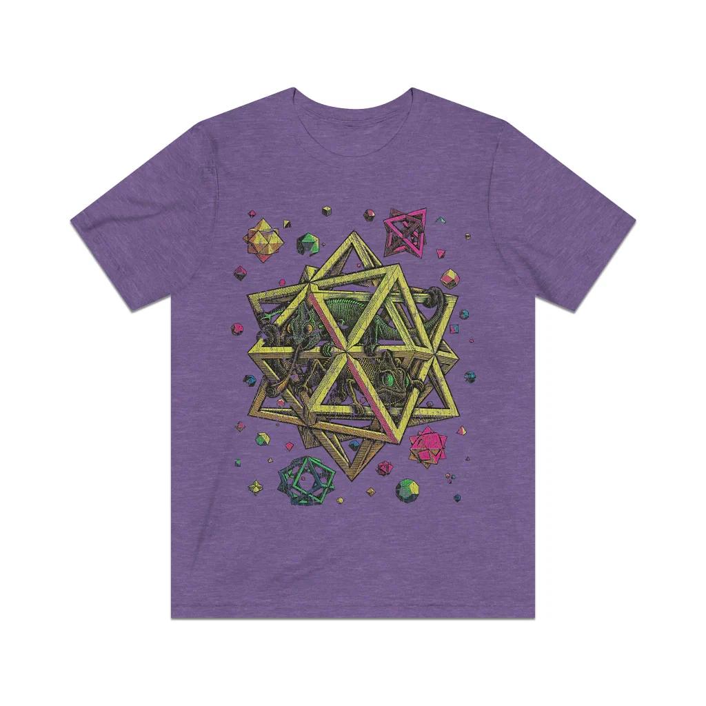 Interstellar Chameleons 1984 Vintage Men s T shirt 4XL
