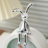 Cute Rabbit Ornament Kawaii Office Desktop Ornament Decorative Rabbit Figurines Car Interior Accessories Room Decor