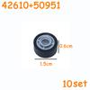 Technical Parts Brick Playset Link Chain Tank Belt Track Wheels Truck Car Gear MOC Brick Toys  Playsets 3711 3873 88323 57520 57519 42529