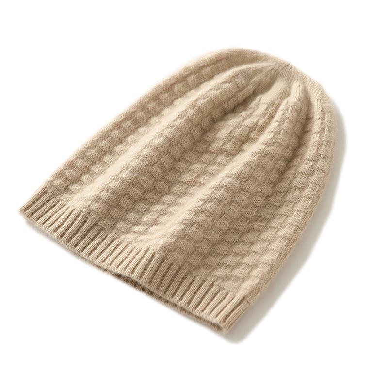 Soft Cashmere Hat Autumn and Winter New Style Unisex Casual Ear Protection Pile Hat Fashionable Knitted Hat