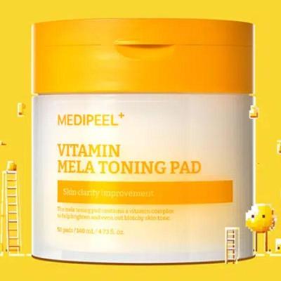 Vitamin Mela Toning Pad 2.0 Aufhellende & Hauttonkorrigierende Toner-Pads 50 Stück / 140 ml