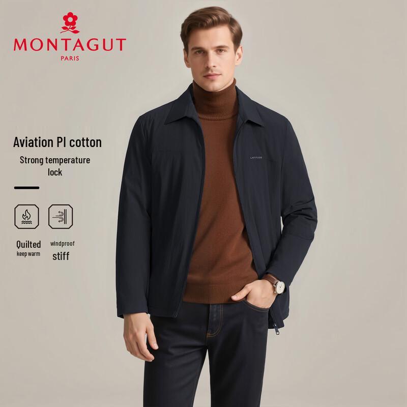 

MONTAGUT Men s Padded Business Casual Winter Jacket 3XL