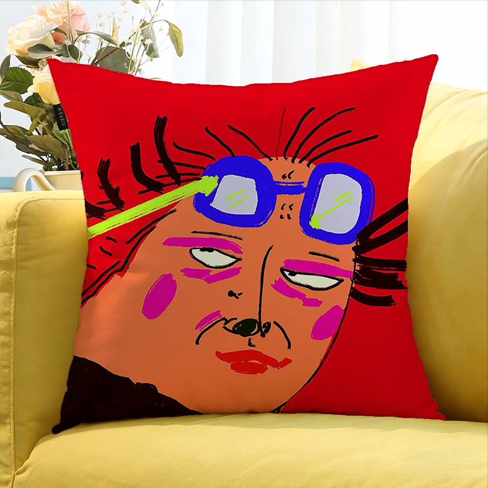

Funny and weird World Various Sizes Square Pillow Case For Car Home Bedchamber Decor 30X30cm