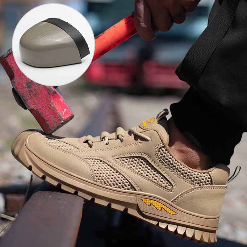 Oulylan Men Steel Toe Shoes Sport Style New Unisex Safety Shoes Men Work Sneakers Indestructible Safety Boots Women Shoes