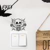 Switch Button Protector Halloween Skeleton Light Sticker, Electric Decal, Removable Environmentally Friendly Decal Decals, PVC Waterproof Wall Art