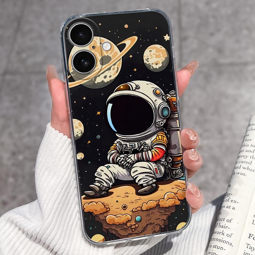 For iPhone 17 Air 16 15 14 13 Pro Max Plus 16e Luxury Clear Phone Case Cute Couple Piggy Pattern Soft Silicone Anti Slip Shell For iPhone Bumper Cover