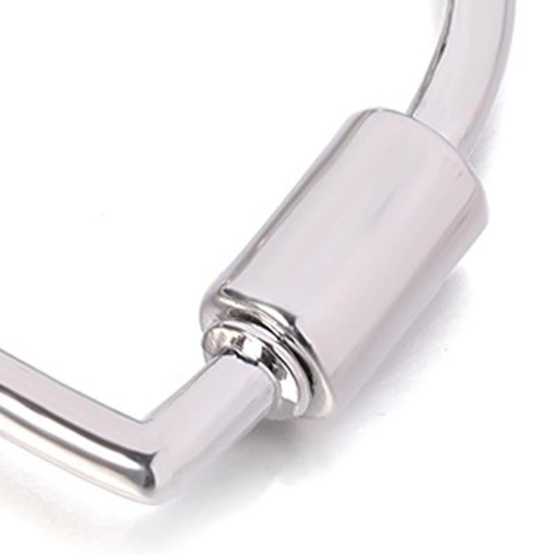 Sturdy Alloy Heart Shaped Keychain Clip Dog Chain Buckle Jewelry Making Supply For Bags Purses DIY Jewelry Accessories