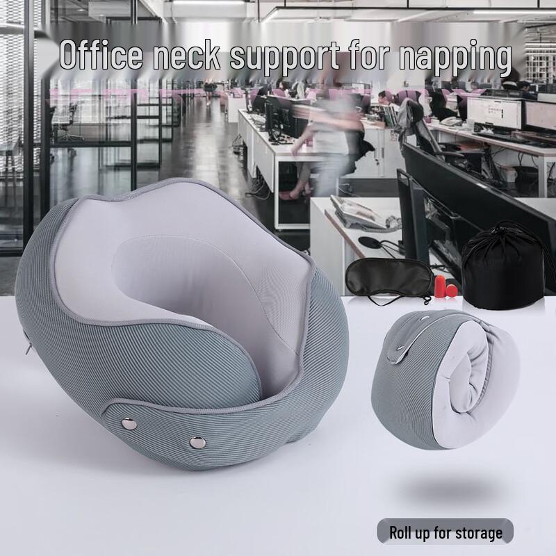 Oujiewang U-shaped Neck Support Travel Pillow