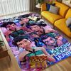Kpop Demons Living Room Non-Slip Area Rug Soft Carpet for Bedroom Game Playroom Sofa Office Home Decor Doormat Christmas Gift C9211312