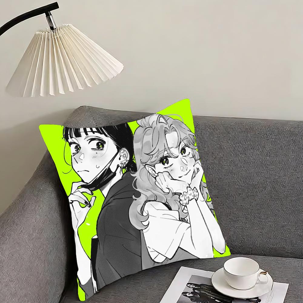 A-Aya O-Oosawa K-Koga M-Mitsuki Cushion Cover Reversible Plush Pillow Cover – For Car, Sofa, Bedroom, Perfect As a Gift.