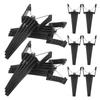 10Pcs Hair Root Lifting Clips Black High Crown Volumizing Hair Volume Clips Root Styling Tool Bangs Volume Clip for Easy Natural