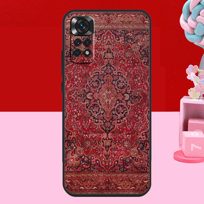 Persian Rug Art Case For Xiaomi Redmi Note 11 10 12 13 14 Pro 11S 12S Redmi 15 C 14C 10C 12C 13C Soft Cover
