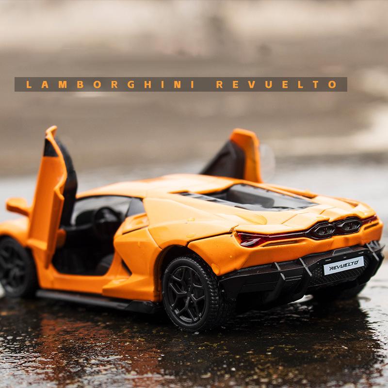1/36 Lamborghini Revuelto Alloy Car Diecasts & Toy Vehicles Car Model Miniature Scale Model Car Toys for Children
