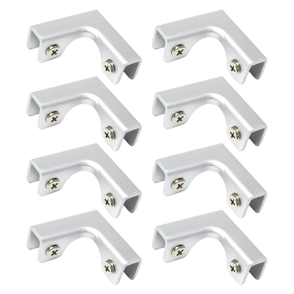 8pcs Tile Connector Clips Aluminum Corner Tile Joining Clip for Easy & Secure Tile Installation In Kitchens & Bathroom