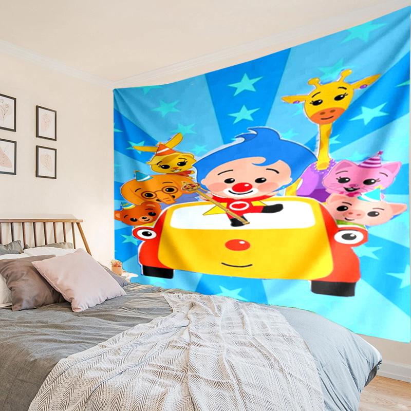 Colorful Clown Music Tapestry, Unique Design Tapestry, Wall Decor for Bedroom,Livingroom, Playroom,Heartwarming Fan Holiday Gifts