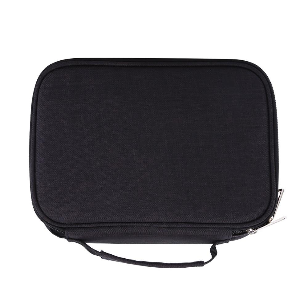 Multifunction Art Pencil Case Black/Blue/Purple Pencil Case Organizer  Stationery Organization