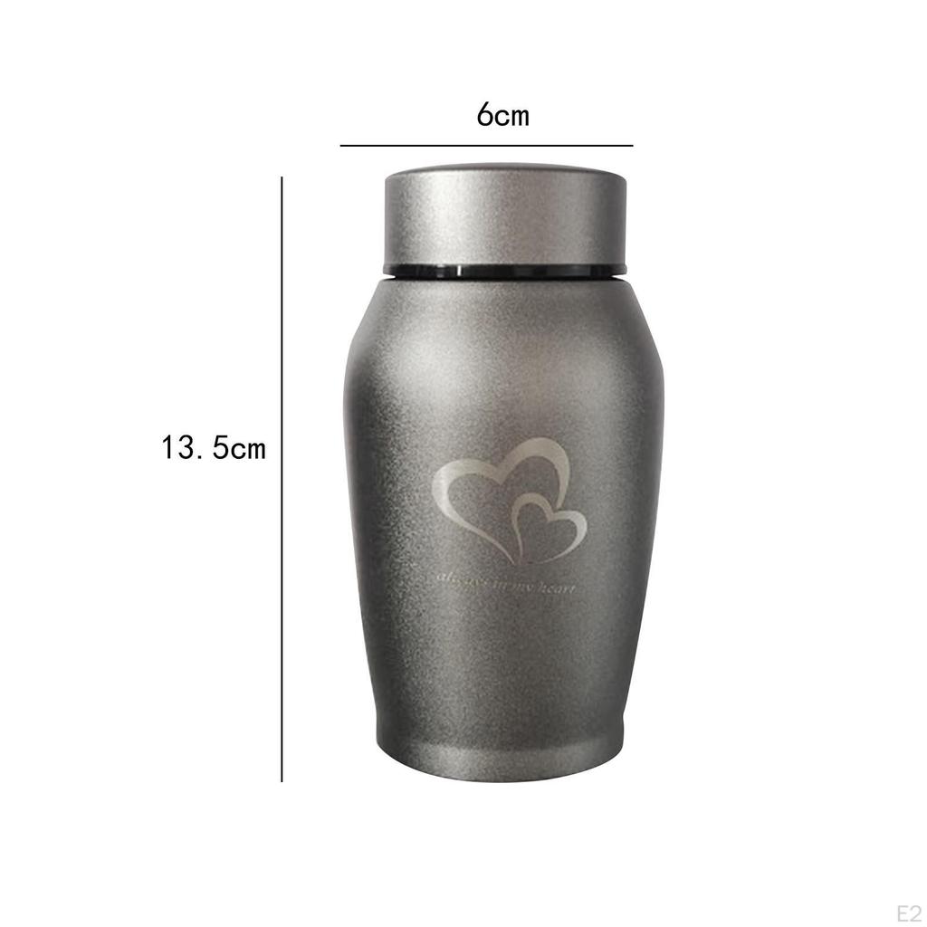 Elegant Stainless Steel Pet Cremation Urn for Beloved Pets