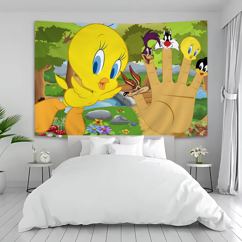 Cartoon Cute Bird DIY Wall Tapestry for Living Room Home Dorm Decor Wall Art Decor