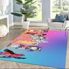 Digital Circus Floor Rug Office Rug Suitable for Playrooms Study room Outdoor Living Rooms Anti-slip Rug Anime Office Decor