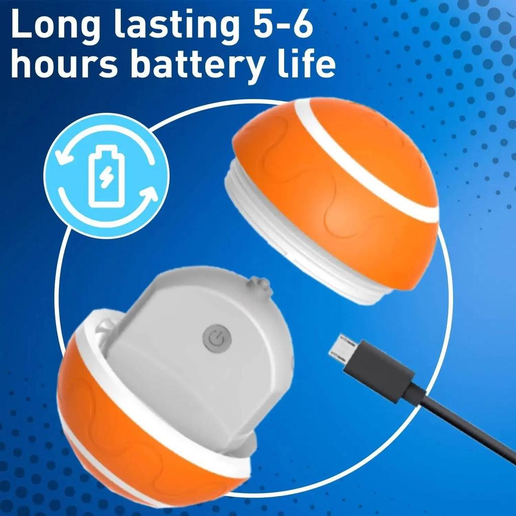 Smart Teasing Dog Ball Remote Control Waterproof Interactive Pet Toy LED Light Dog Bouncing Toy Ball Automatic Rolling Toy Ball