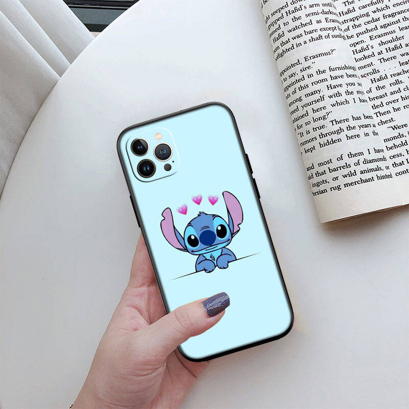 MH84 Lilo Stitch Phone Shell Case for iPhone 7 8 11 12 13 14 15 16 17 16E XS Pro Max XR X SE Air