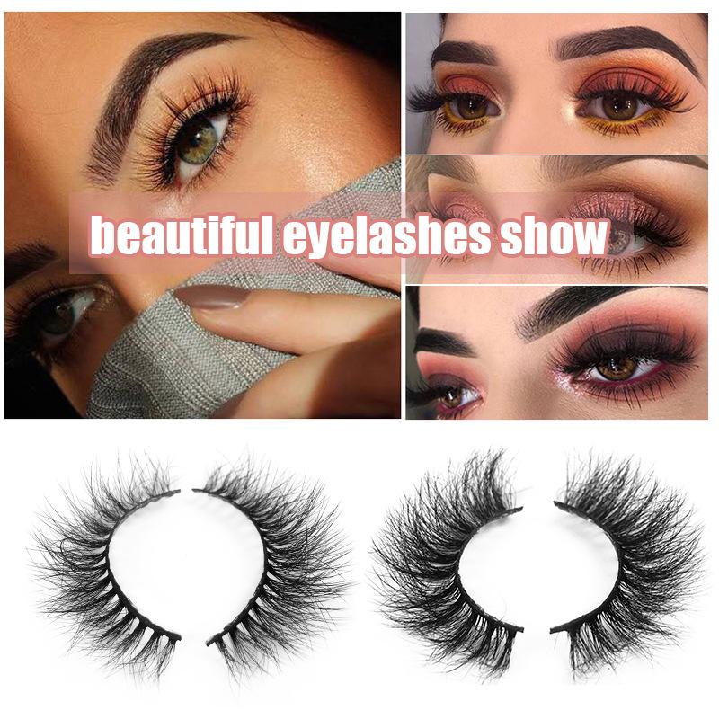 8D High Imitation Mink Hair, False Eyelashes 10 Pairs Of Natural And Docile Thick Eyelashes